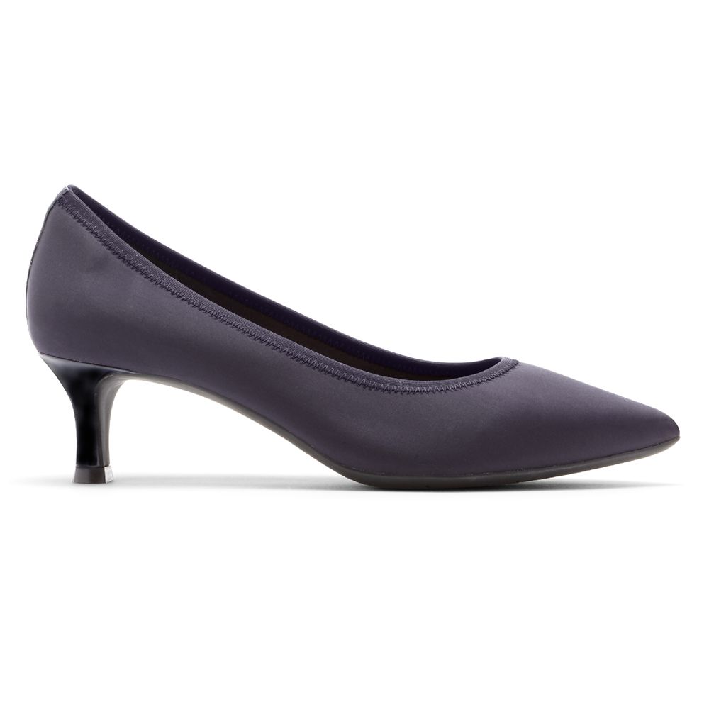 Rockport Total Motion Kaiya Heel - Womens Pumps - Navy - NZ (XDY-501423)